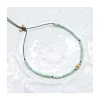BARBS - BRACELET TURQUOISES ET PERLE LANTERNE PLAQUÉE OR