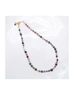 BARBS - COLLIER TOURMALINES ET TURQUOISES