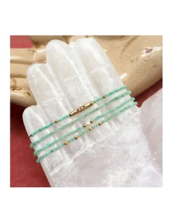 BASICS - BRACELET CHRYSOPRASES AU CHOIX (38€ À 58€)