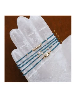 BASICS - BRACELET CRISTAL BLEU AU CHOIX (27€ À 53€)