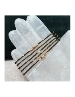 BASICS - BRACELET "OEIL DE CHAT" KAKI AU CHOIX (23€ À 60€)