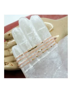 BASICS - BRACELET PIERRES DE LUNE PÊCHE AU CHOIX (23€ À 51€)