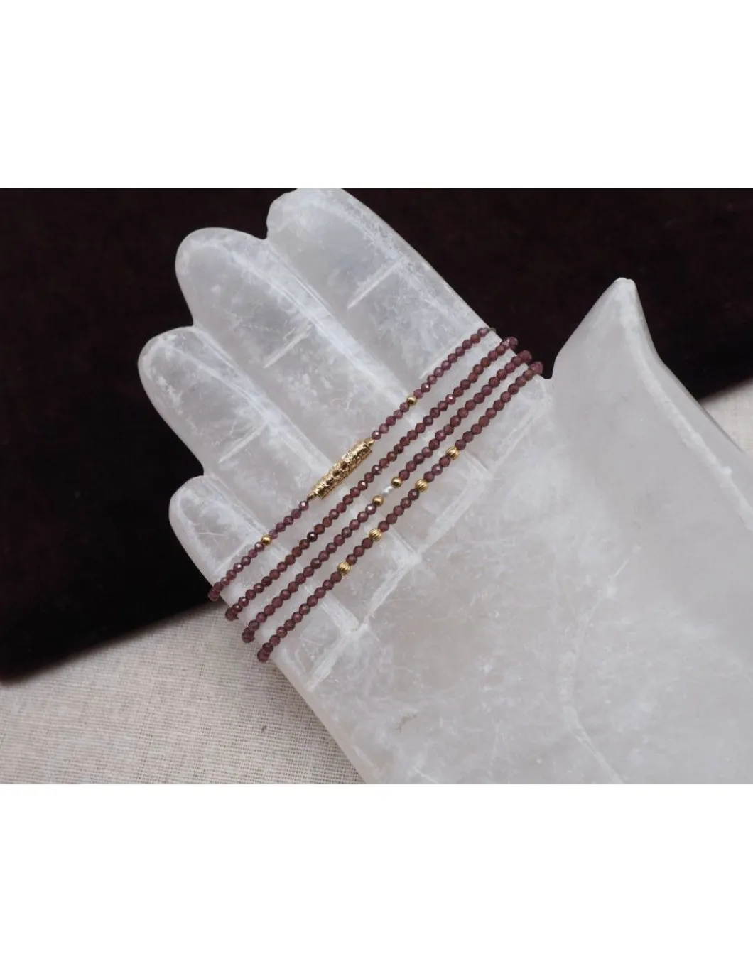BASICS - BRACELET RHODOLITES AU CHOIX (26€ À 60€)