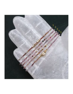 BASICS - BRACELET SPINELLES MULTICOLORES AU CHOIX (31€ À 55€)