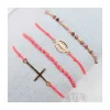 BEST - BRACELET FIL COULEUR ROSE FLUO AU CHOIX (de 36€ à 60€)