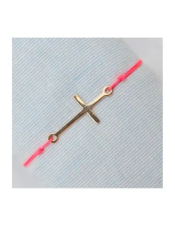BEST - BRACELET FIL COULEUR ROSE FLUO AU CHOIX (de 36€ à 60€)