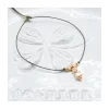 BIANCA - BRACELET CHARM CZ PERLES PLAQUÉES OR ET PERLES D'EAU DOUCE SUR FIL LUREX