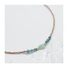 BIANCA - COLLIER GRANDIDIERITE ET LONDON BLUE QUARTZ