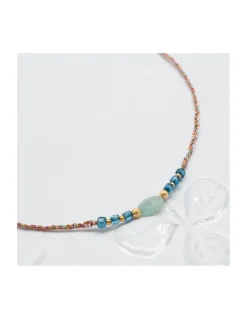 BIANCA - COLLIER GRANDIDIERITE ET LONDON BLUE QUARTZ