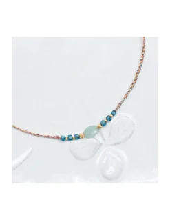 BIANCA - COLLIER GRANDIDIERITE ET LONDON BLUE QUARTZ