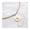 BIANCA - COLLIER MÉDAILLE RONDE AVEC SOLEIL ZIRCON