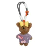BIJOU DE SAC - OURS - VIOLET
