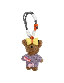 BIJOU DE SAC - OURS - VIOLET