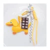 BIJOU DE SAC - TECKEL - JAUNE