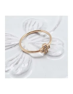 BINGO - BAGUE CROIX ZIRCONS