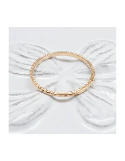 BINGO - BAGUE MARTELÉE PLAQUÉE OR