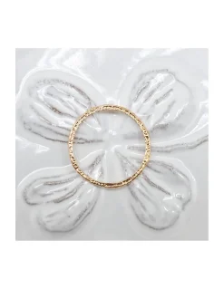 BINGO - BAGUE MARTELÉE PLAQUÉE OR