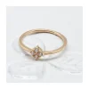 BINGO - BAGUE PLAQUÉE OR CARRÉ ET ZIRCONS