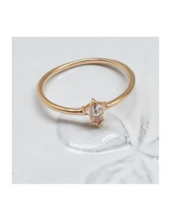 BINGO - BAGUE ZIRCONS RECTANGLE ET OVALE