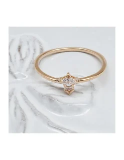 BINGO - BAGUE ZIRCONS RECTANGLE ET OVALE
