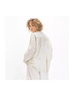 BLOUSE BUDDHA RAYURES JAUNES