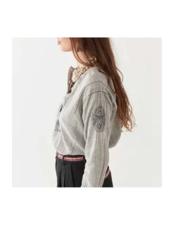 BLOUSE CAS - BLUE STRIPES