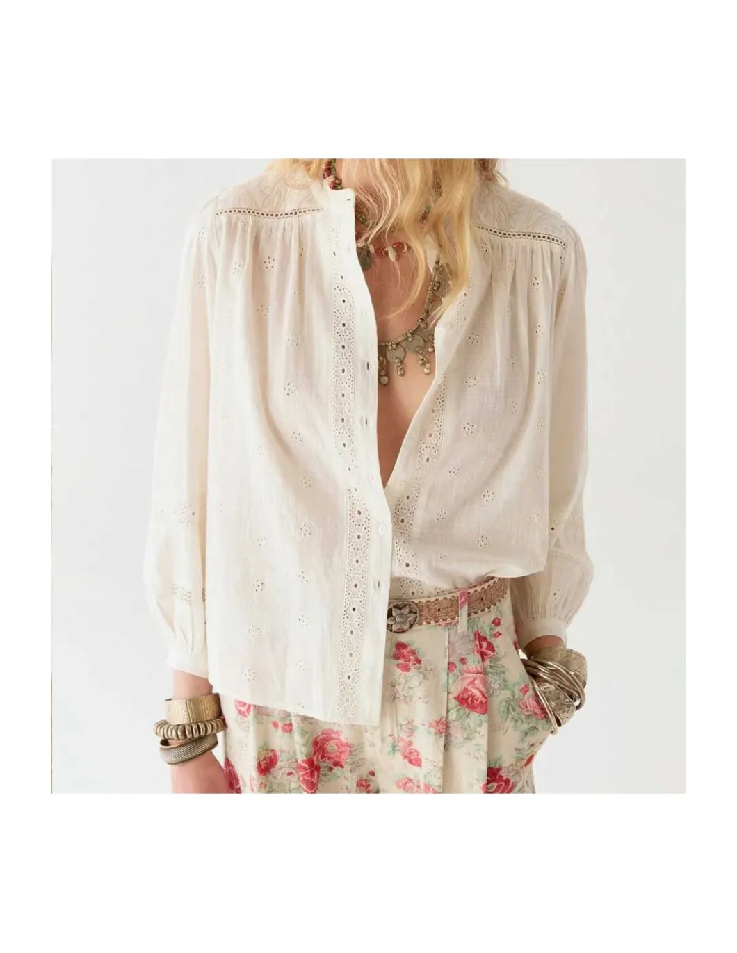 BLOUSE COLETTE - IVORY