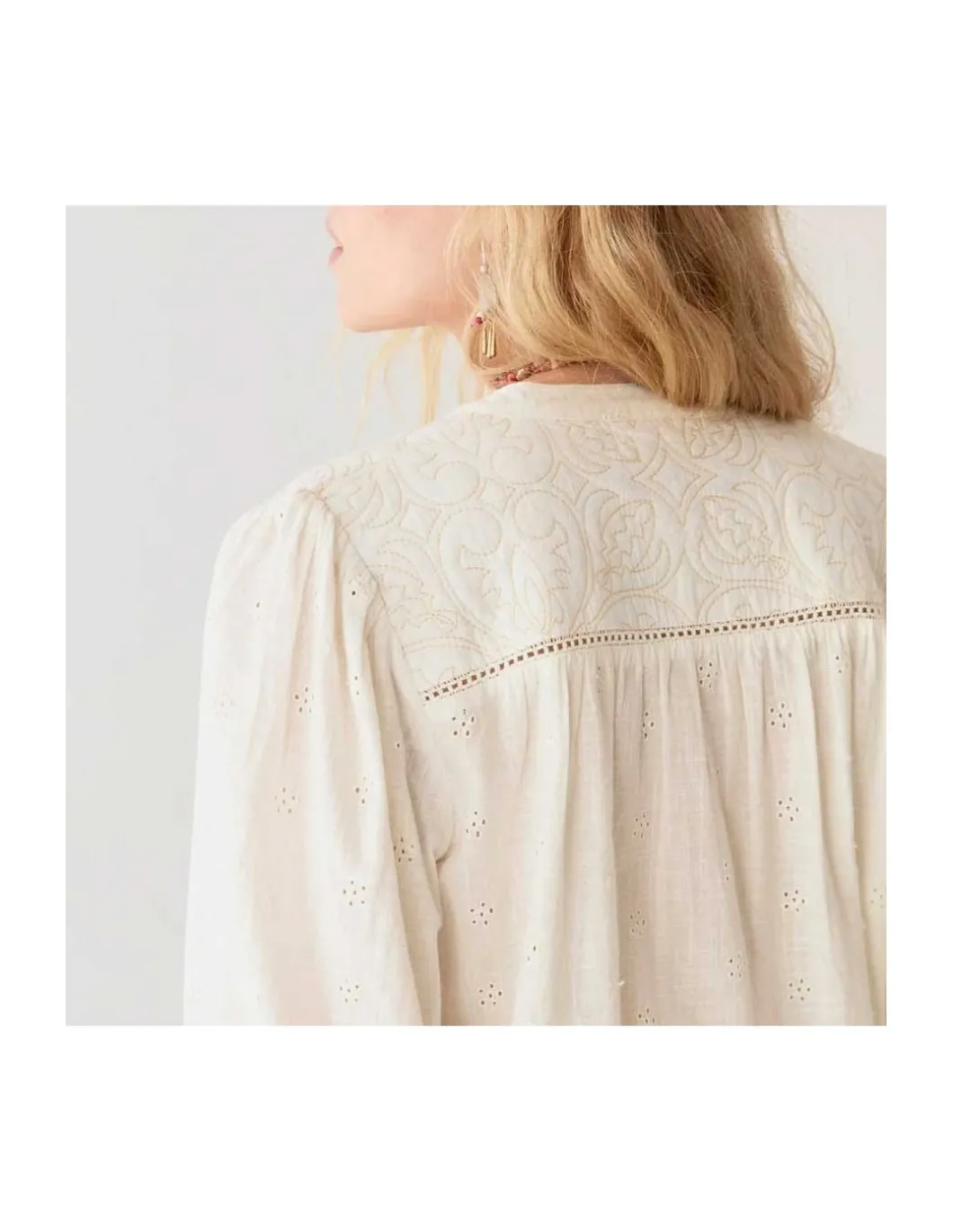 BLOUSE COLETTE - IVORY