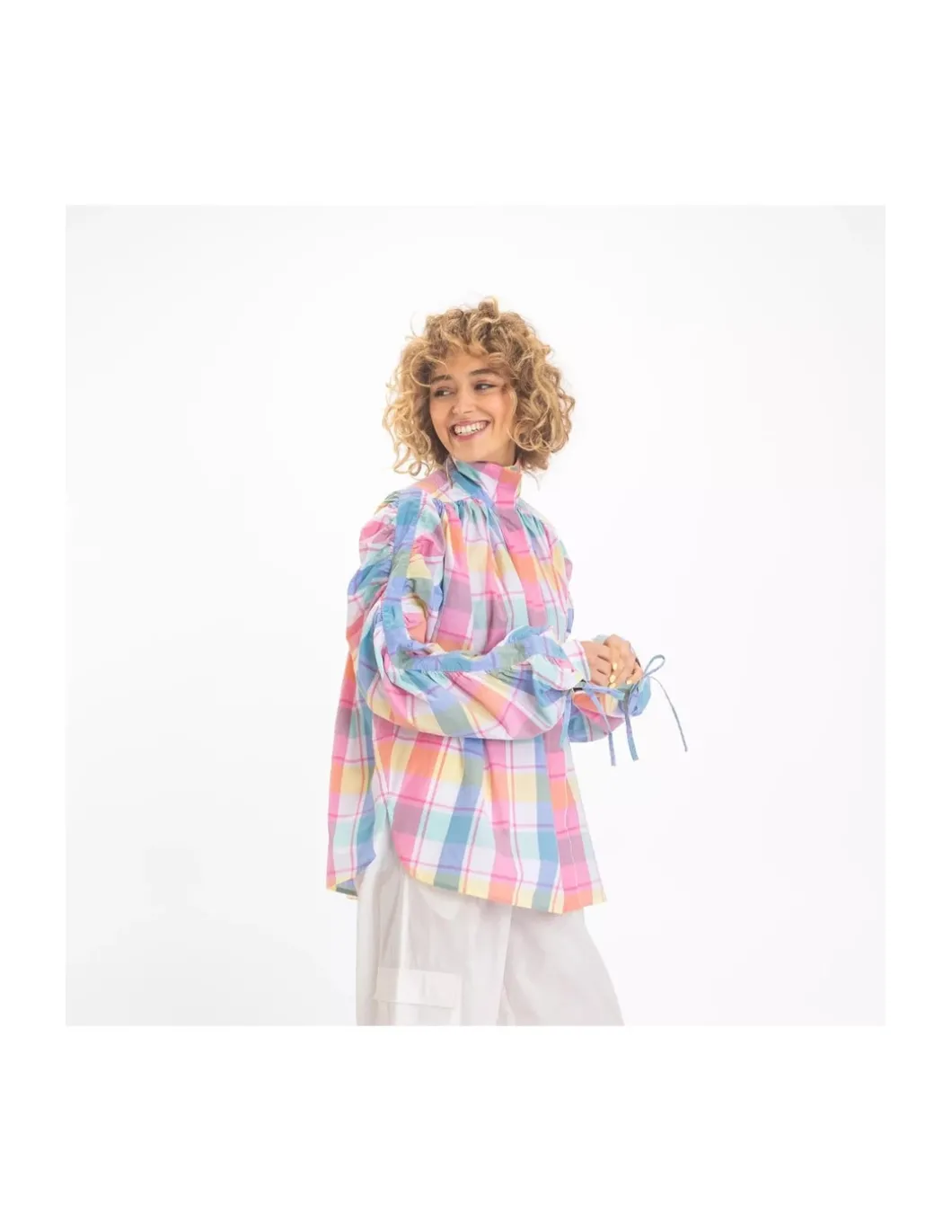 BLOUSE JOY TARTAN