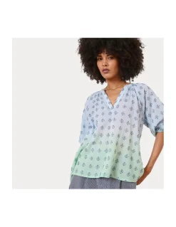 BLOUSE NEROLI - BLEUE