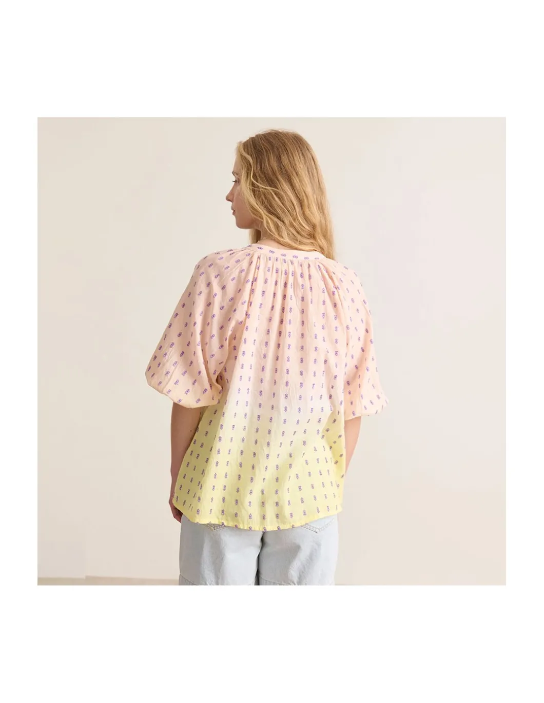 BLOUSE NEROLI - JAUNE
