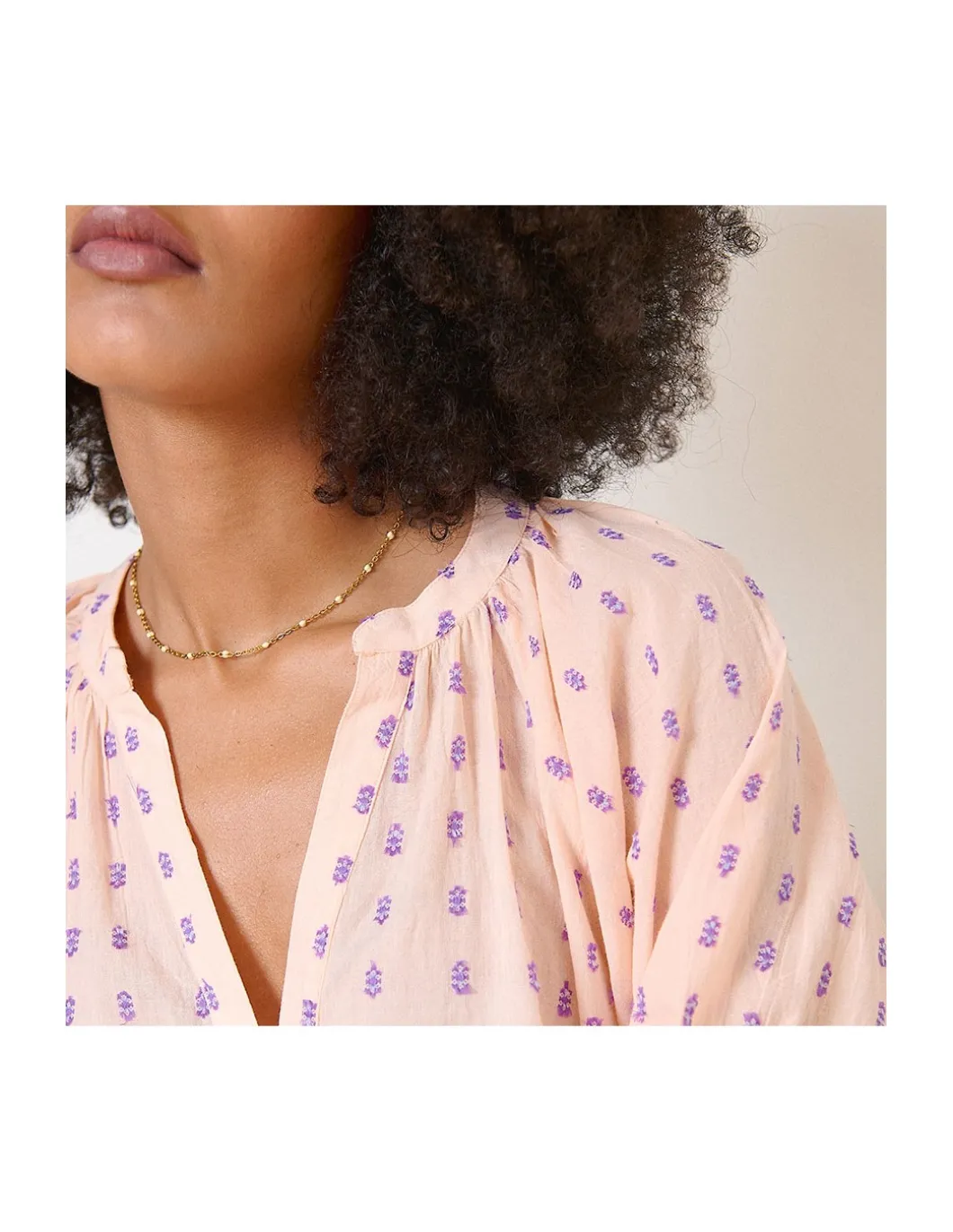 BLOUSE NEROLI - JAUNE