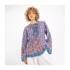 BLOUSE SITA - BLEUE