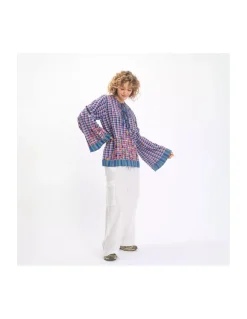 BLOUSE SITA - BLEUE