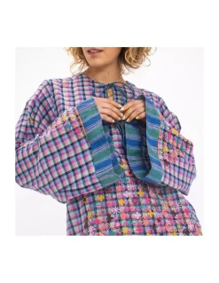 BLOUSE SITA - BLEUE