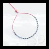 BLUE STORM - BRACELET APATITES BLEUES ET REDDISH SAPPHIRES