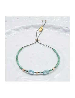 BLUE STORM - BRACELET TURQUOISES ET ZIRCONS BLEUS