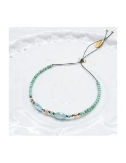 BLUE STORM - BRACELET TURQUOISES ET ZIRCONS BLEUS