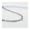 BLUE STORM - COLLIER GRENATS CAMÉLÉON ET GOUTTE ZIRCON BLEU