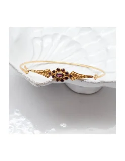 BRACELET - ANNE- GRENAT ROSE