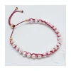 BRACELET - ROMY 3 - ROSE ET ROUGE
