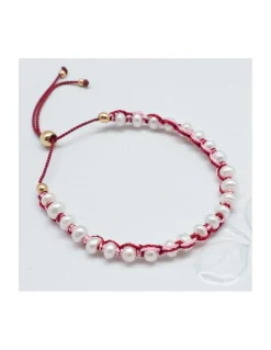BRACELET - ROMY 3 - ROSE ET ROUGE