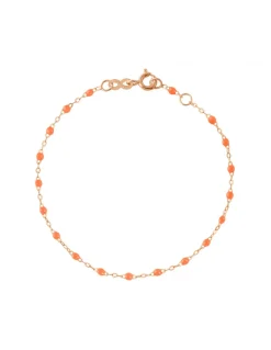BRACELET CLASSIQUE OR ROSE - GIGI - TONS ORANGES