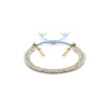 BRACELET N°183 - GOLD / AQUA