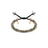 BRACELET N°183 - GOLD / BLACK