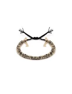 BRACELET N°183 - GOLD / BLACK