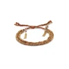 BRACELET N°183 - GOLD / CARAMEL