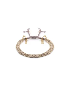BRACELET N°183 - GOLD / GREY