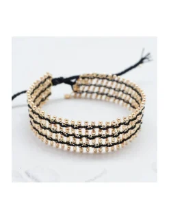 BRACELET N°875 - GOLD NOIR