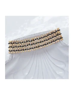 BRACELET N°875 - GOLD NOIR